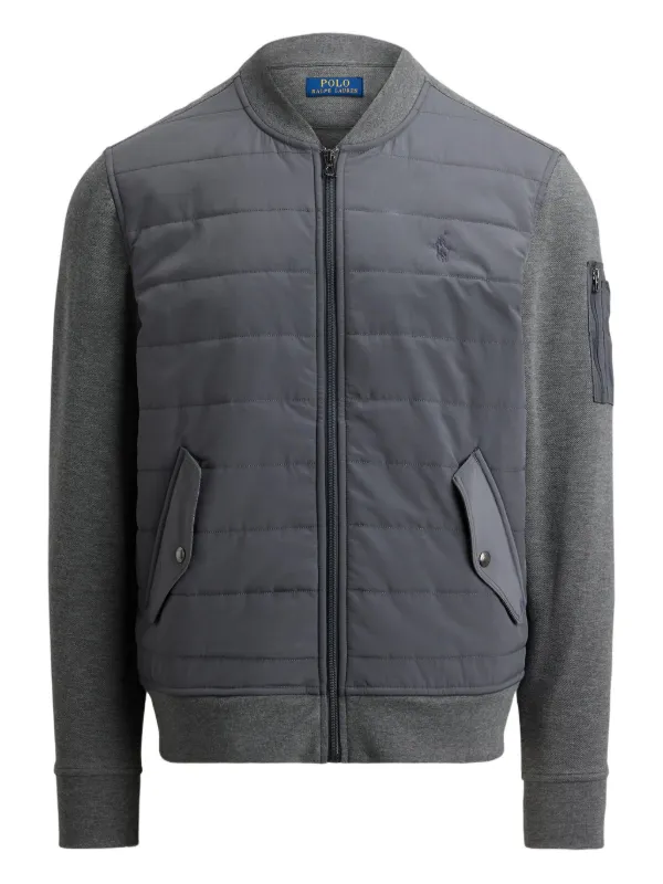 Polo Ralph Lauren キルティング ボンバージャケット | グレー Polo Ralph Lauren キルティング ボンバージャケット | グレー