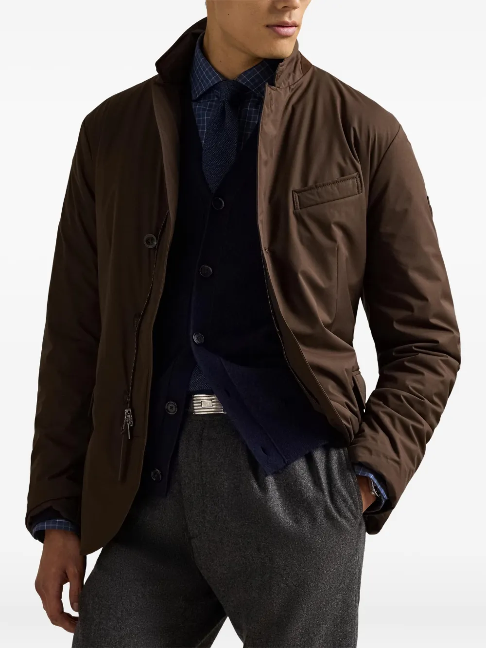 Polo Ralph Lauren Blazer met enkele rij knopen Bruin