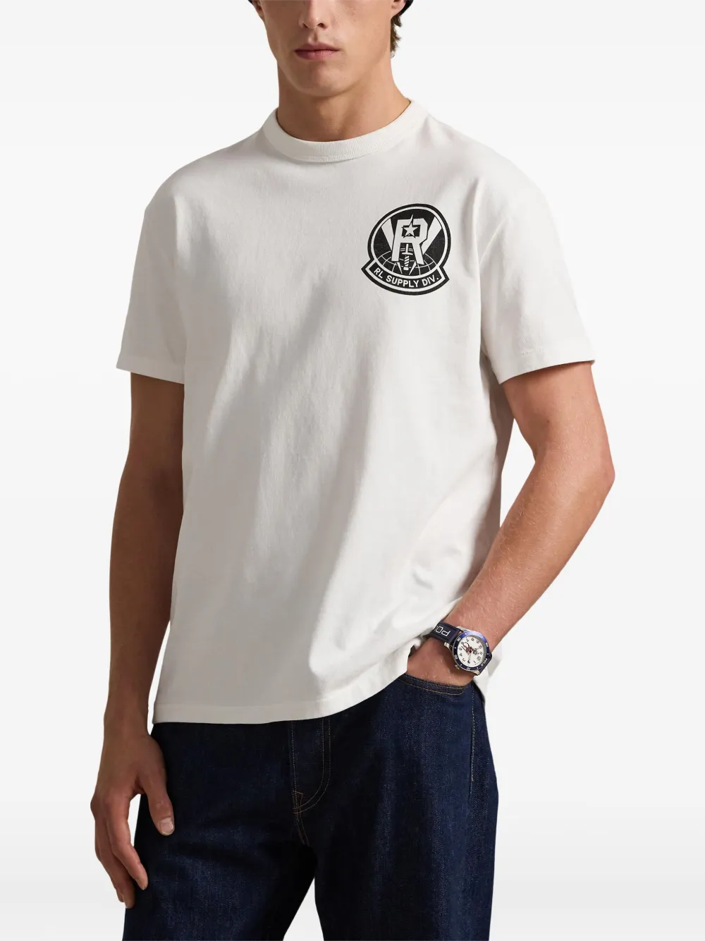 Polo Ralph Lauren T-shirt met ronde hals Wit