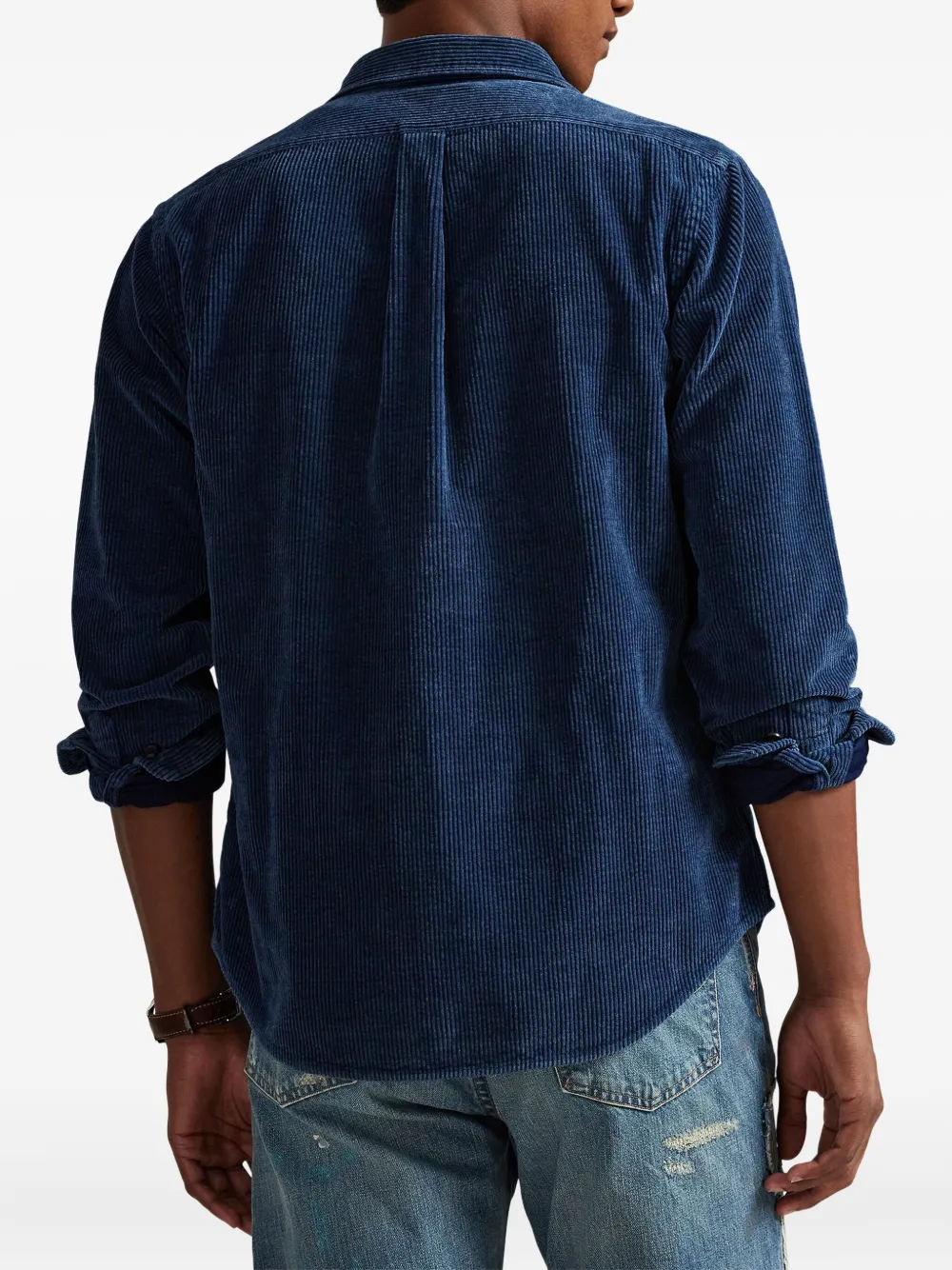 Polo Ralph Lauren Ribfluwelen overhemd Blauw