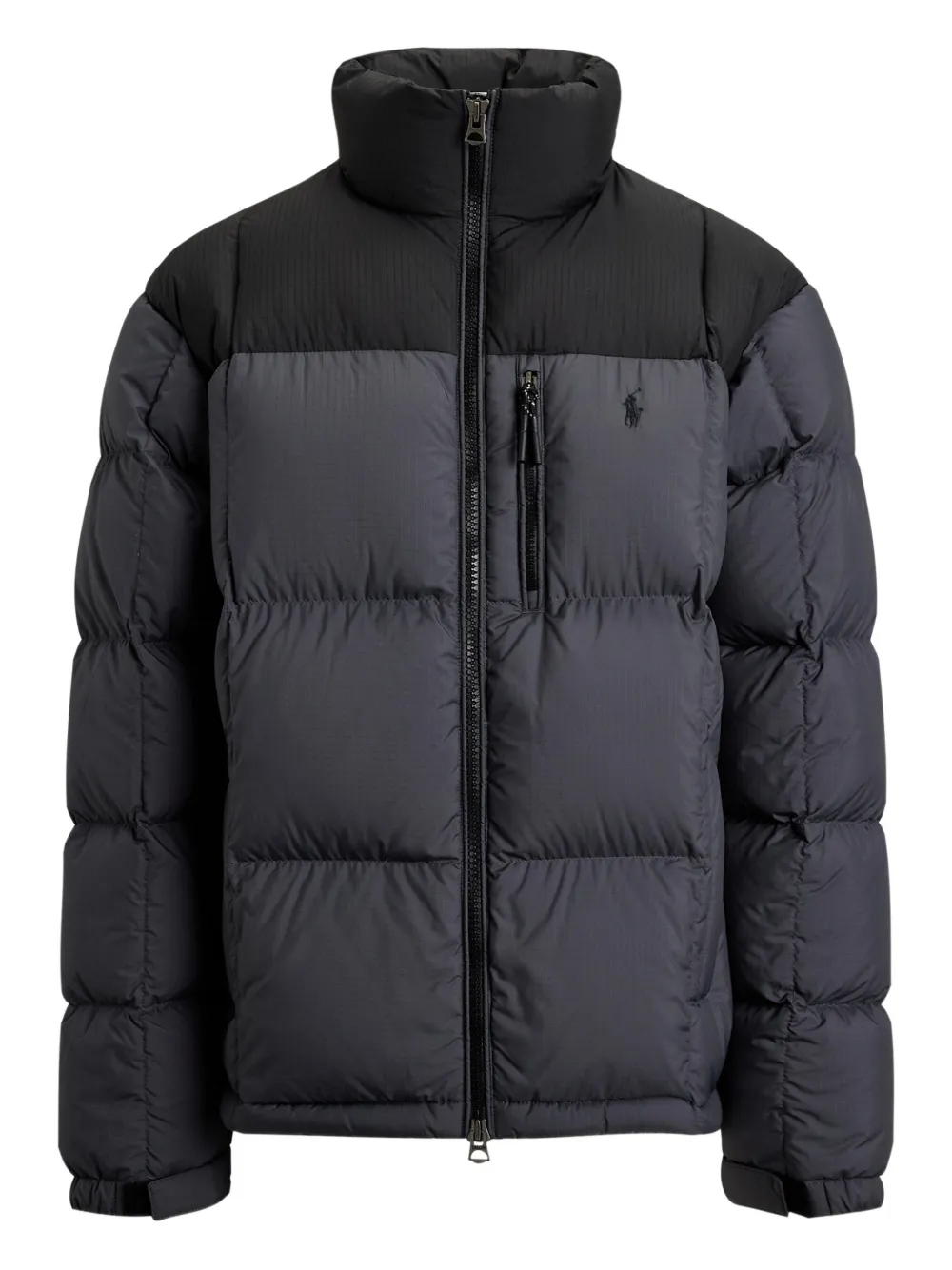 Polo Ralph Lauren logo-embroidered bomber - Grigio