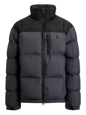 Ralph Lauren Purple Label Hooded Padded Jacket | Black | FARFETCH