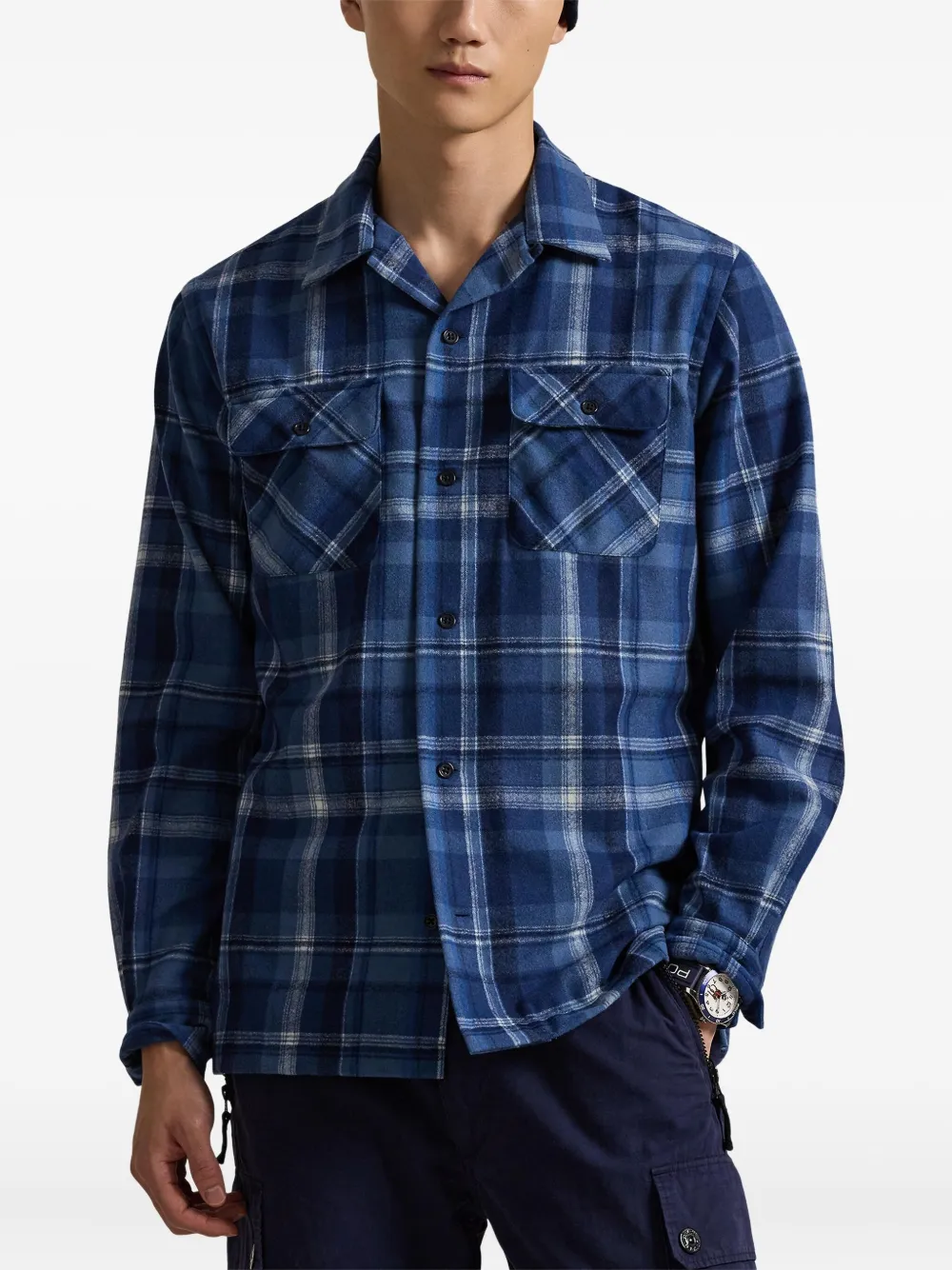 Polo Ralph Lauren Overhemd met kraag Blauw