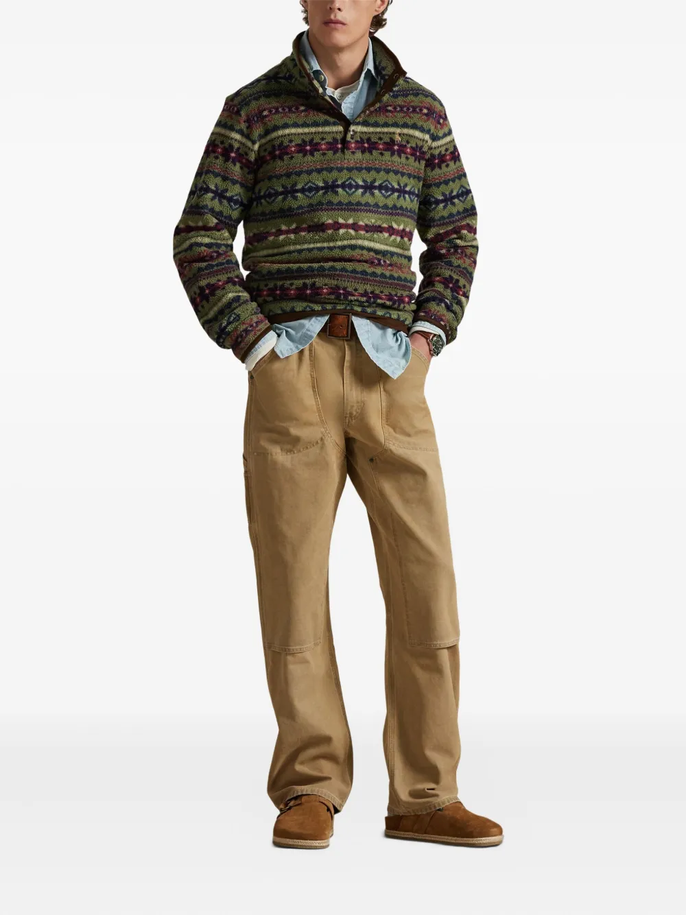 Polo Ralph Lauren patterned mock-neck sweater | Sweatshirts | Image 2