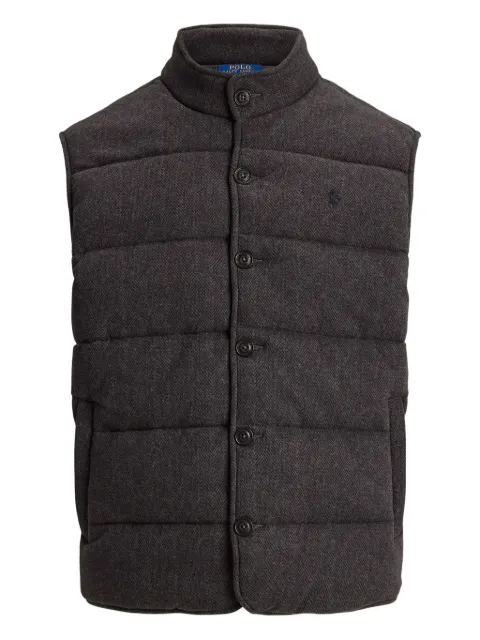 Polo Ralph Lauren herringbone-pattern gilet