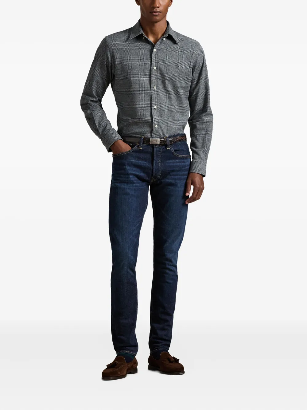 Polo Ralph Lauren Overhemd met lange mouwen Grijs