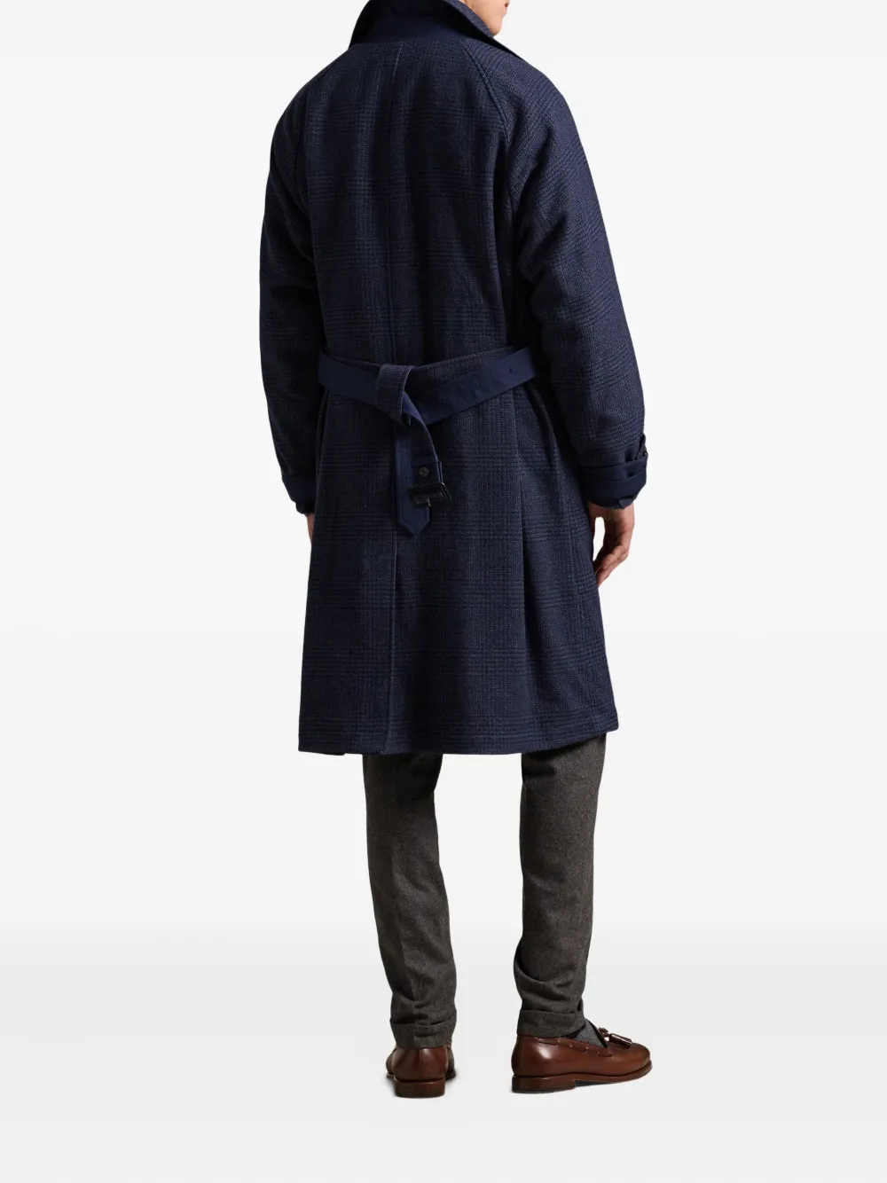 Polo Ralph Lauren Geruite jas Blauw