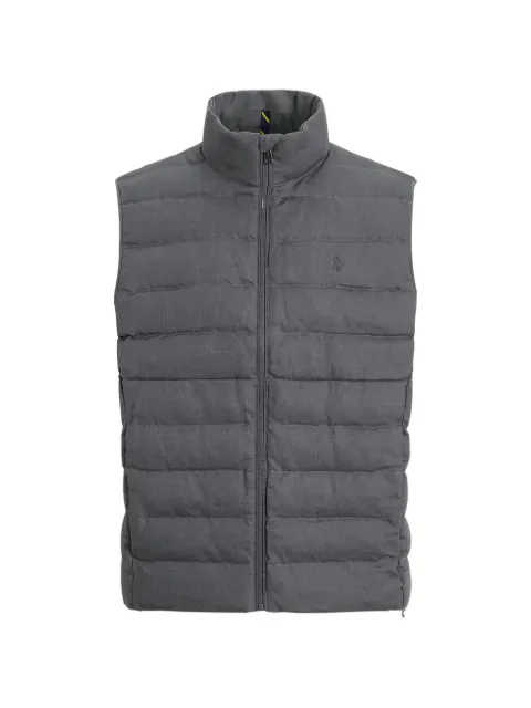 Polo Ralph Lauren woven quilted linen gilet