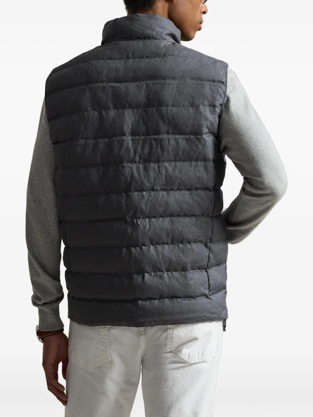 Polo Ralph Lauren Geweven linnen bodywarmer Grijs