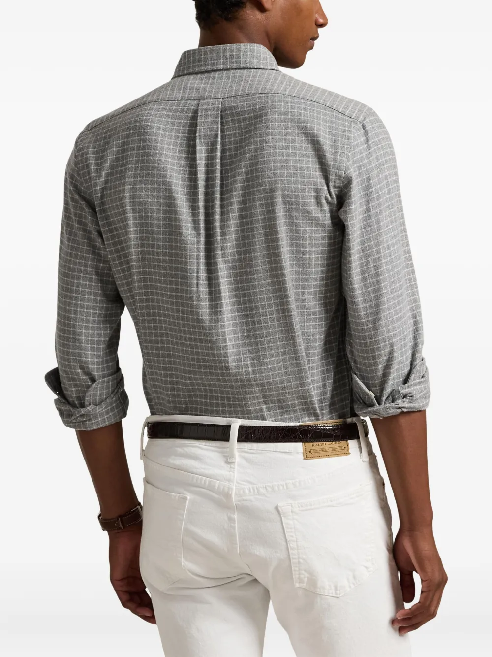 Polo Ralph Lauren Geruit overhemd Grijs