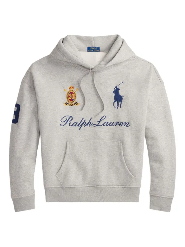 d*m様 Polo Ralph Lauren RLロゴ パーカー グレー M Polo Ralph Lauren ロゴ パーカー | グレー | FARFETCH JP