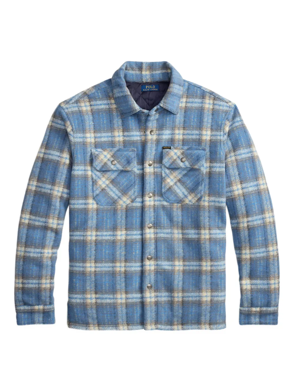 Polo Ralph Lauren plaid-pattern overshirt - Blu
