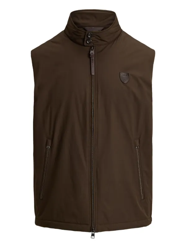 Polo Ralph Lauren Abottson ロゴパッチ ベスト | ブラウン | FARFETCH JP