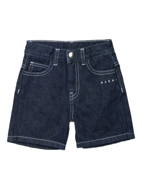 Marni Kids stitching-detail shorts