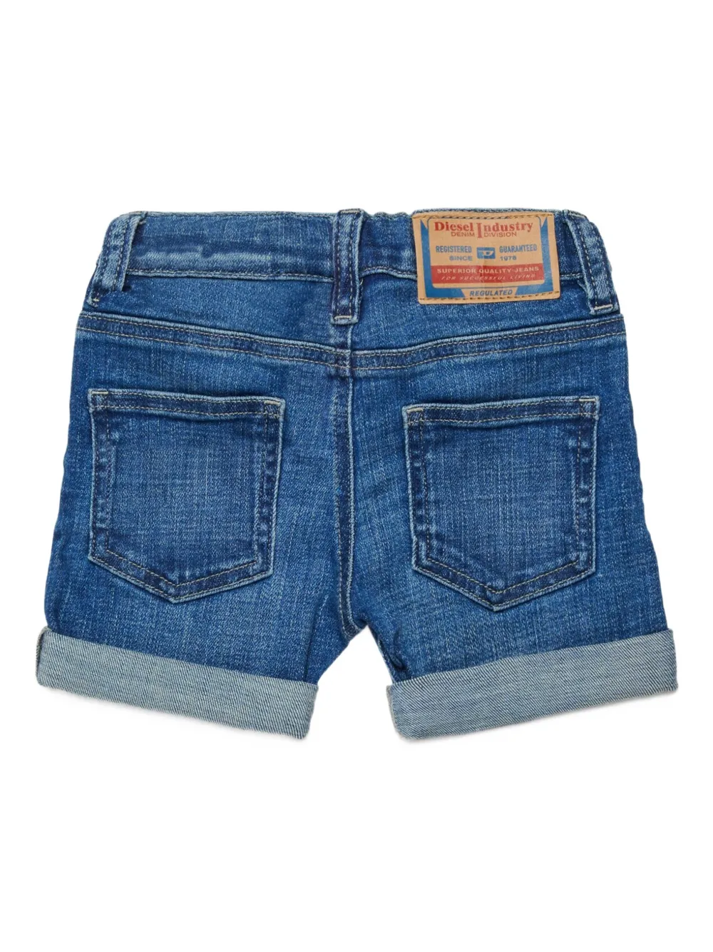 Diesel Kids Spijkershorts met zakken Blauw
