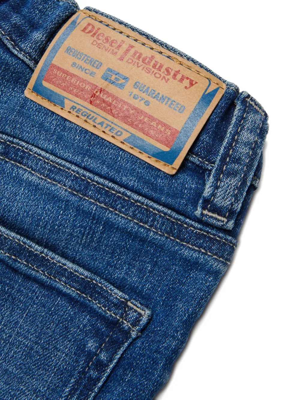 Diesel Kids Spijkershorts met zakken Blauw