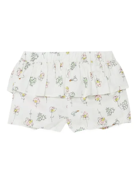 Marni Kids floral-print shorts