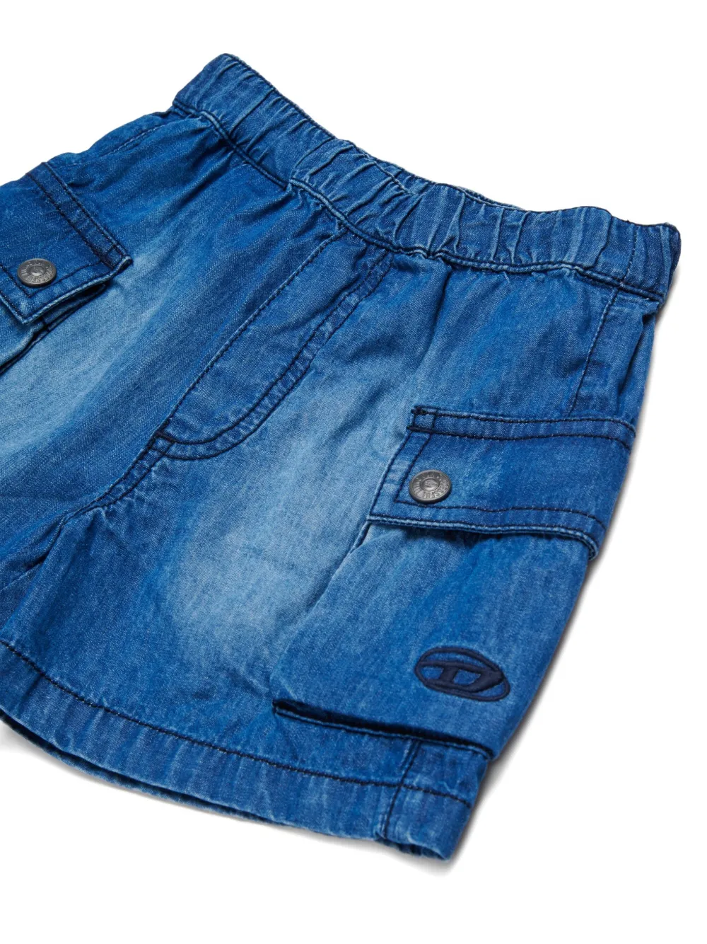 Diesel Kids Pilydshortb cargo shorts Blauw