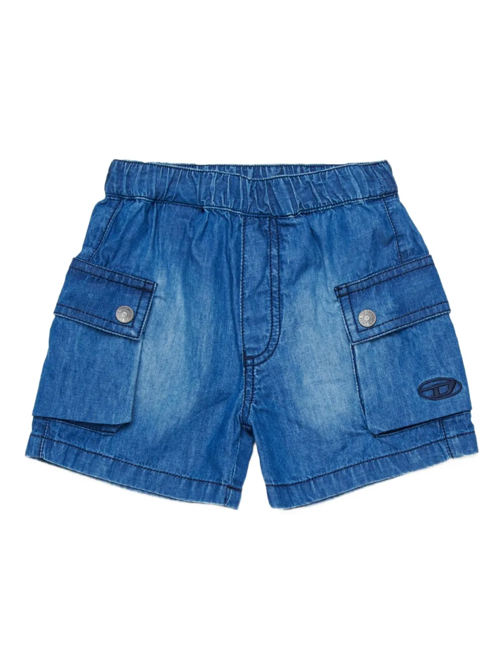 Diesel Kids Pilydshortb cargo shorts - Blue