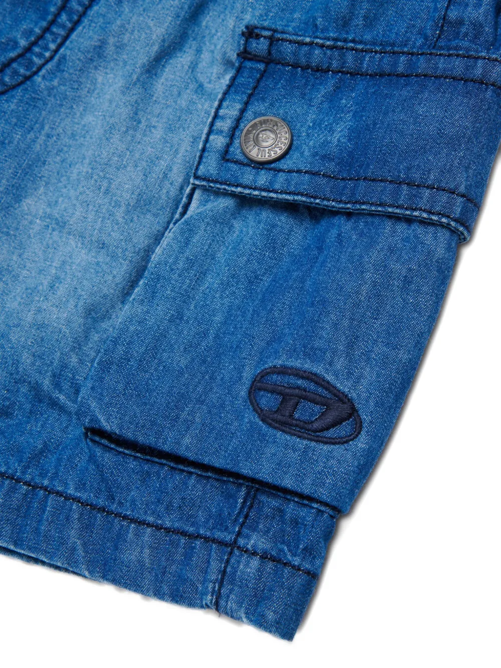 Diesel Kids Pilydshortb cargo shorts Blauw