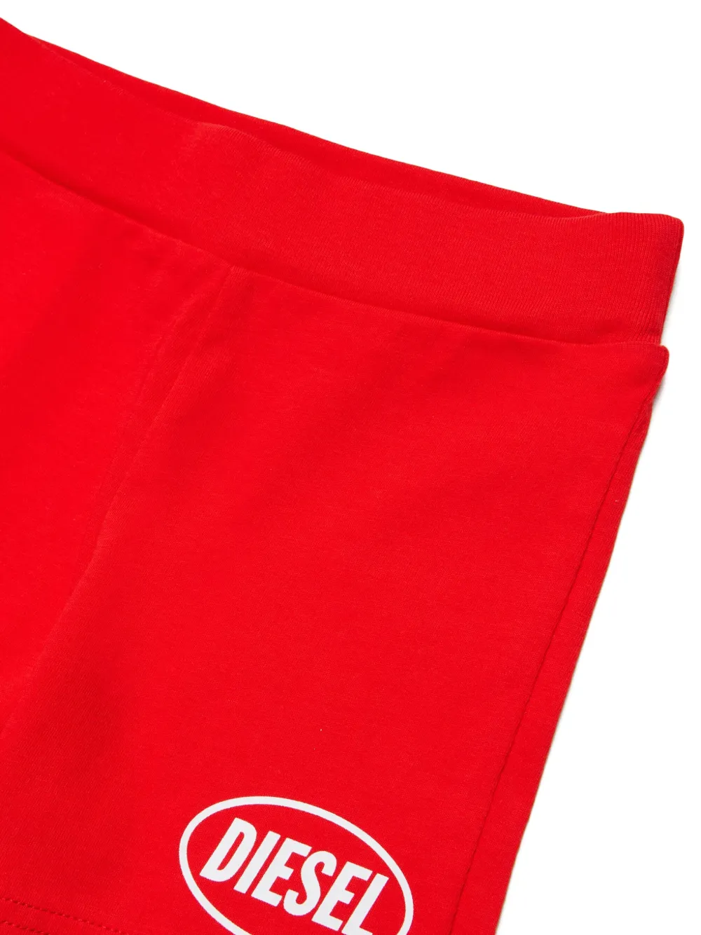 Diesel Kids Polypshortsb shorts met logodetail Rood
