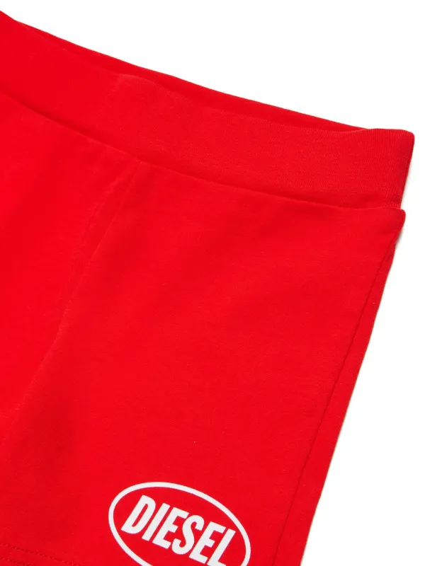 Diesel Kids Polpyshort ロゴ ショートパンツ | レッド | FARFETCH JP