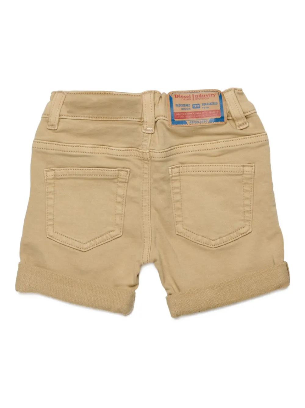 Buttoned Denim Shorts