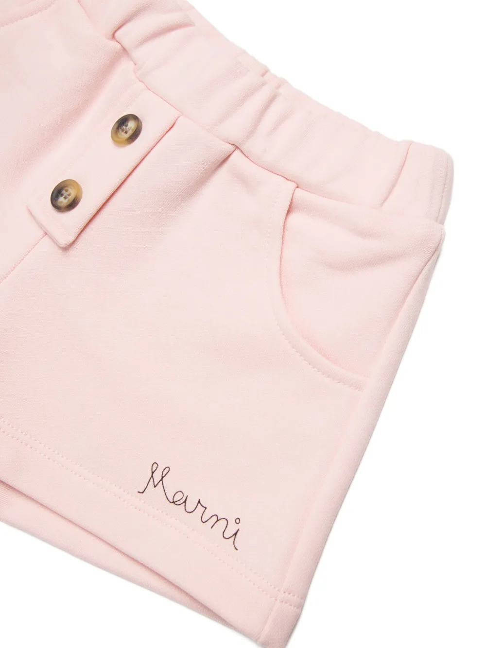 Marni Kids Shorts met logo Roze