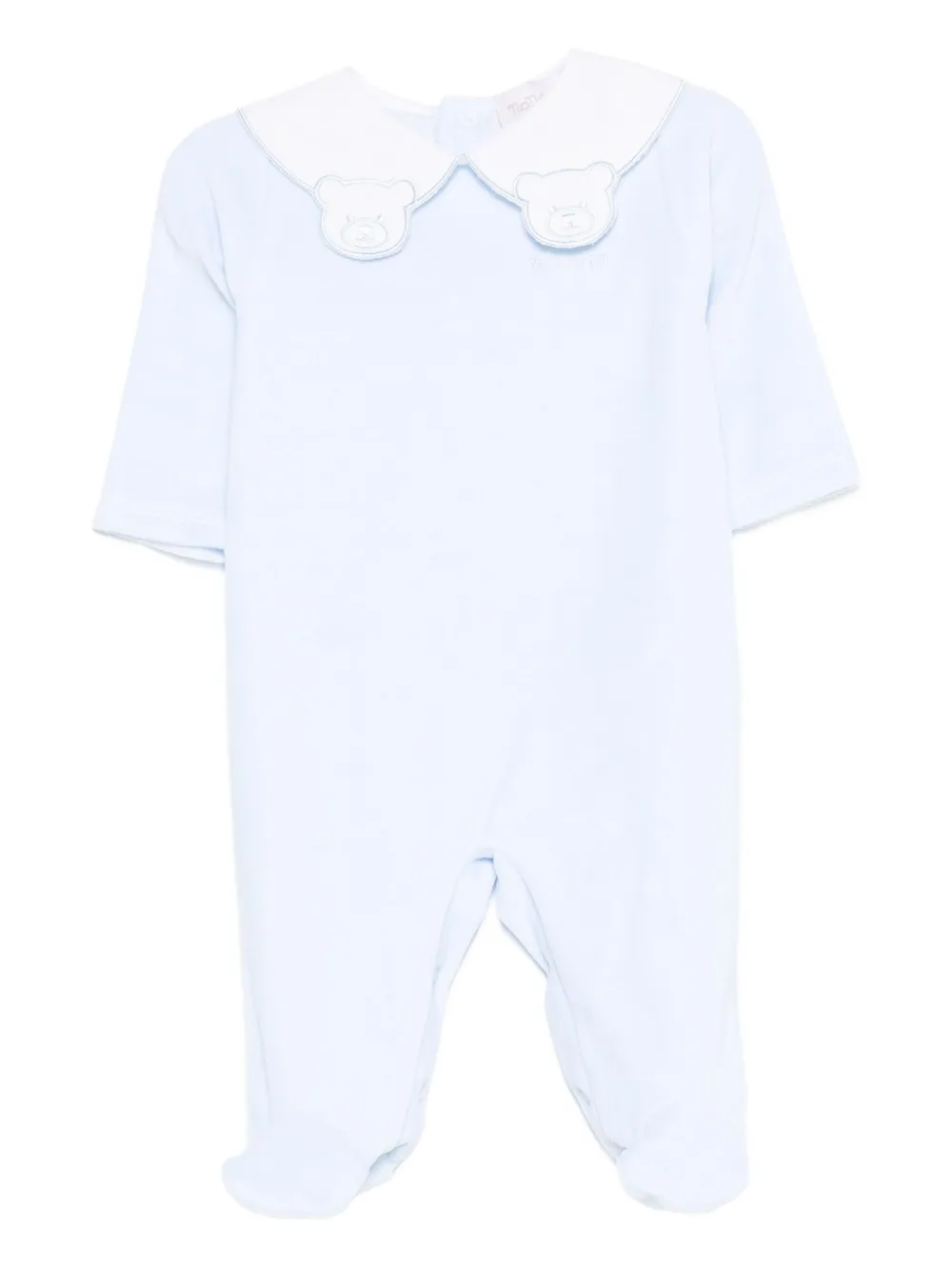 NANAN アップリケ ロンパース - ブルー NANAN アップリケ ロンパース - ブルー