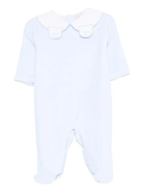 NANAN appliqué collared romper