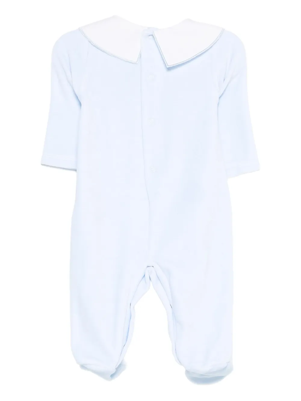 NANAN Romper met kraag en applicatie - Blauw