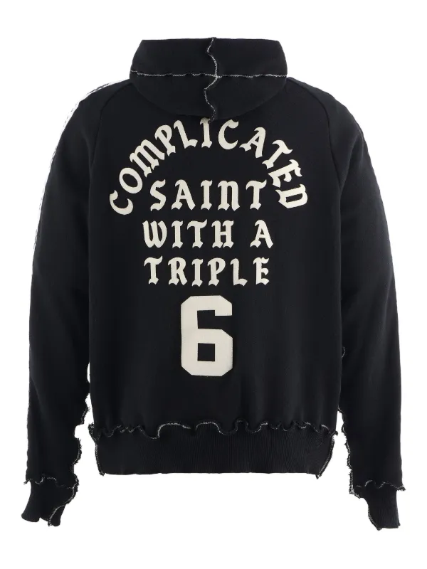 トップス SAINT Mxxxxxx A LOVE MOVEMENT SAINT MXXXXXX Moletom x A LOVE MOVEMENT Com Capuz | Preto