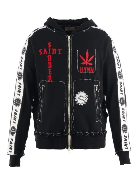 SAINT MXXXXXX Moletom x A LOVE MOVEMENT com capuz