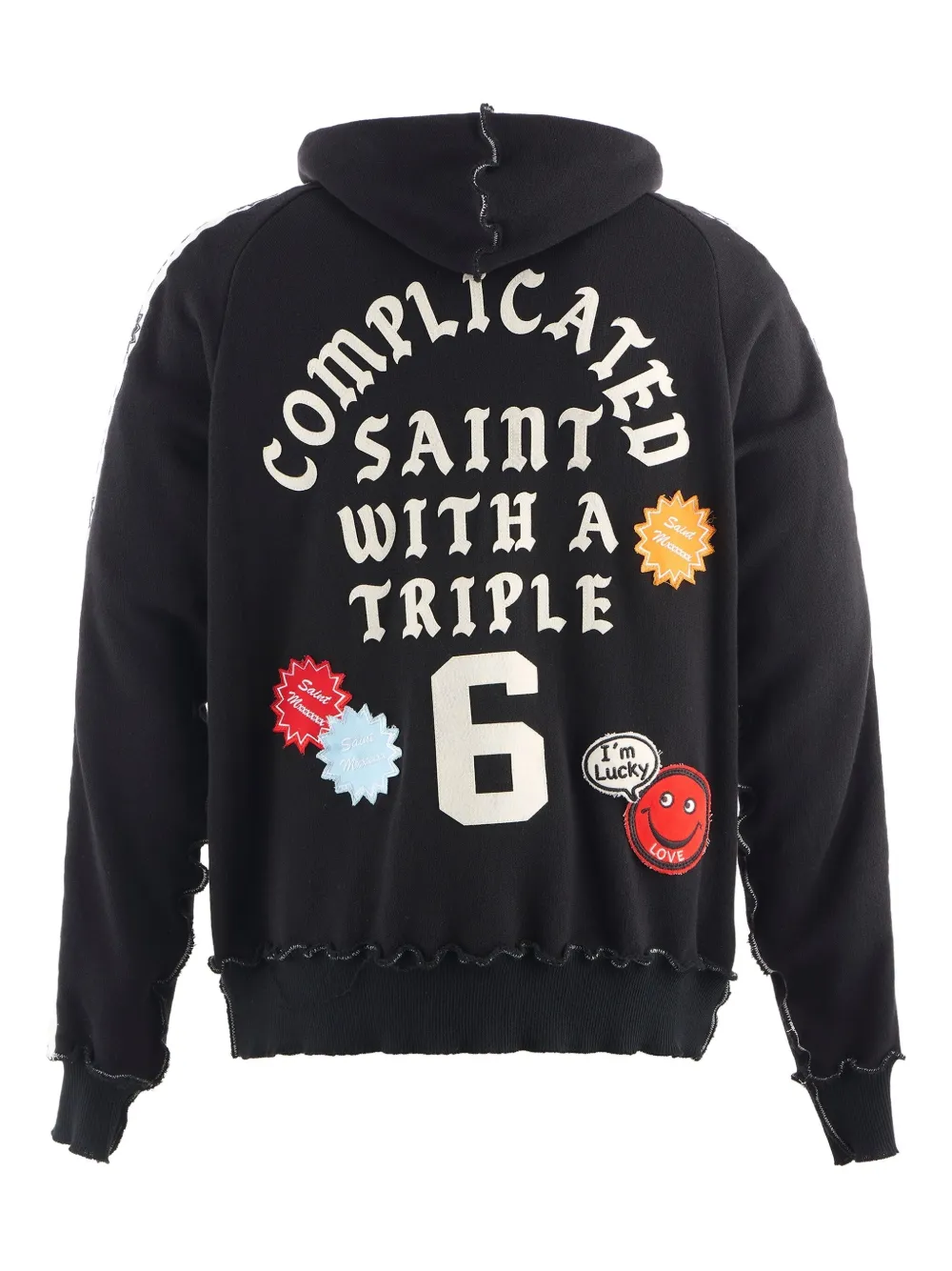 SAINT MXXXXXX hoodie con aplique en colaboración con A LOVE MOVEMENT | Hoodies | Image 2