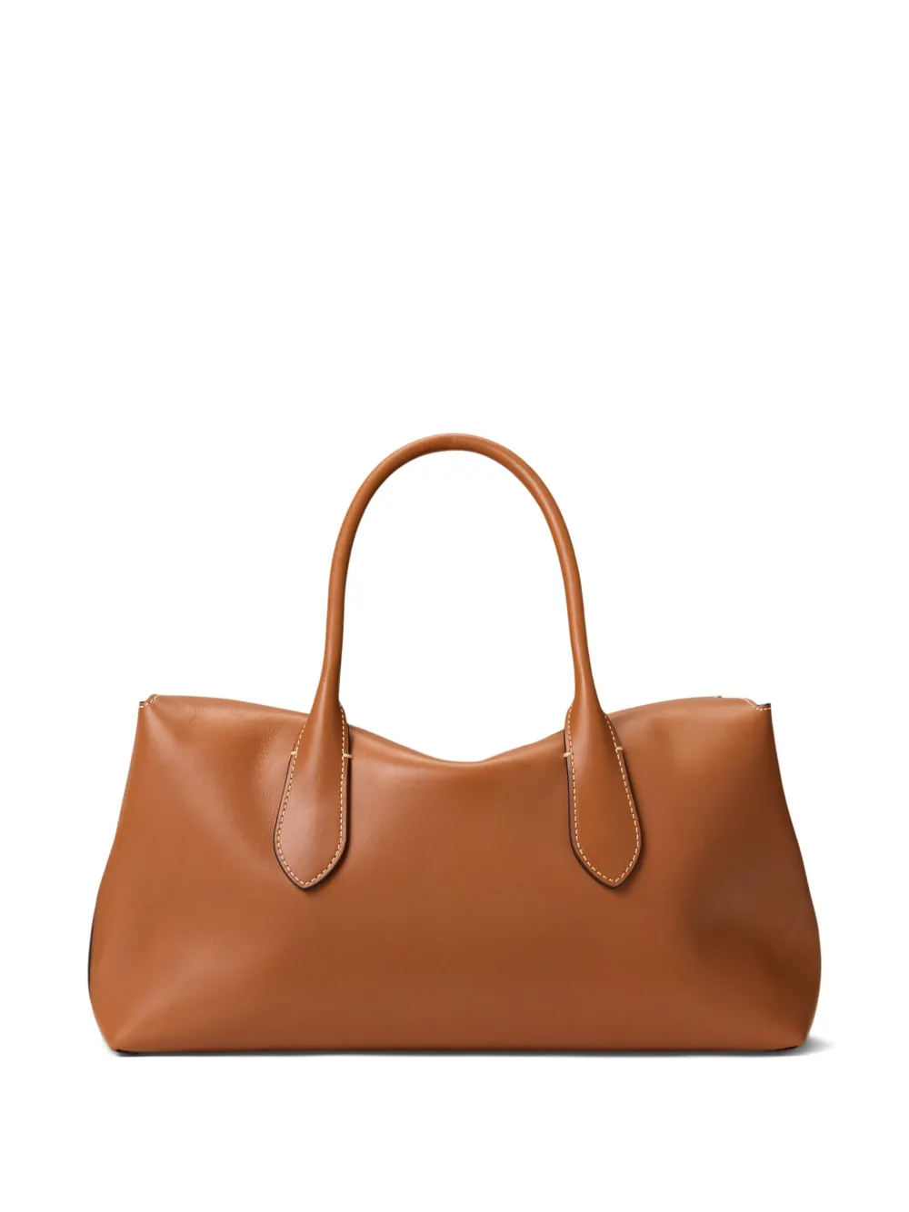 Polo Ralph Lauren Logo-print Tote Bag In Brown