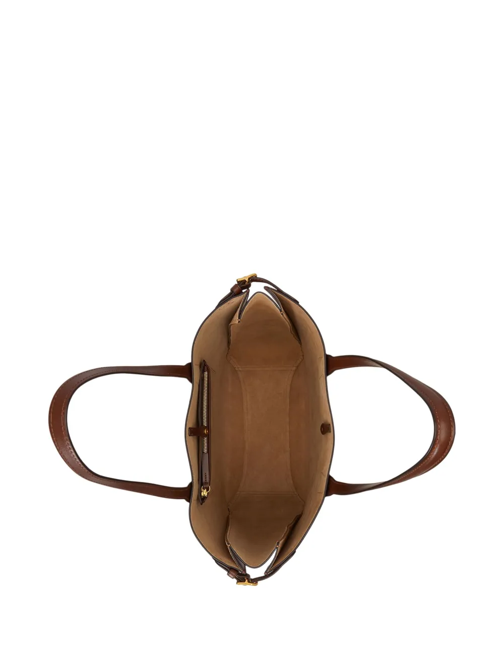 Polo Ralph Lauren Logo-print Tote Bag In Brown