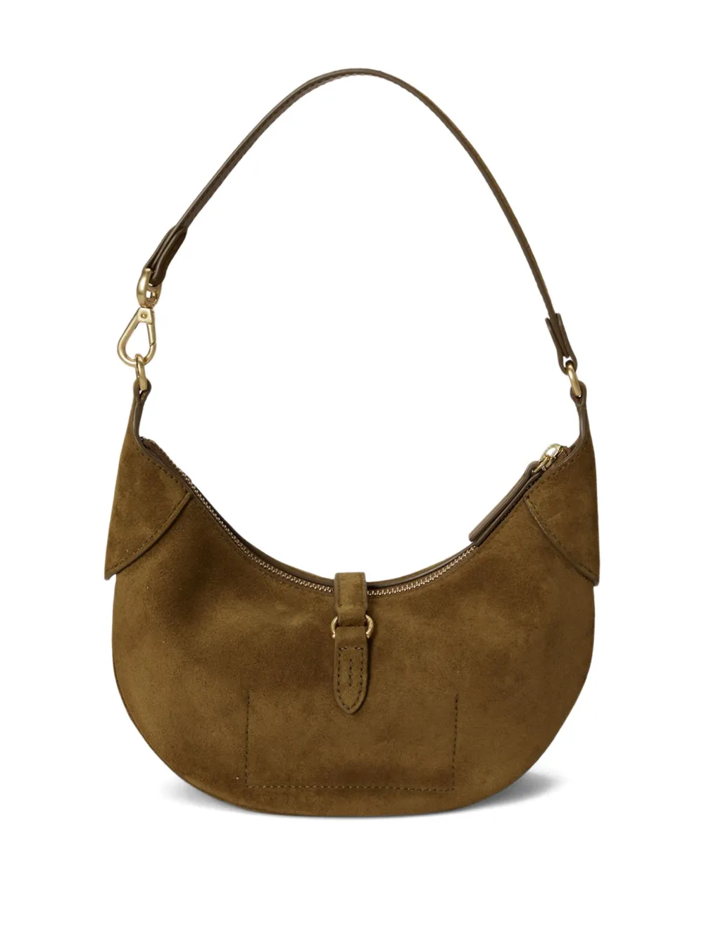 Polo Ralph Lauren Polo Pony Shoulder Bag In Brown