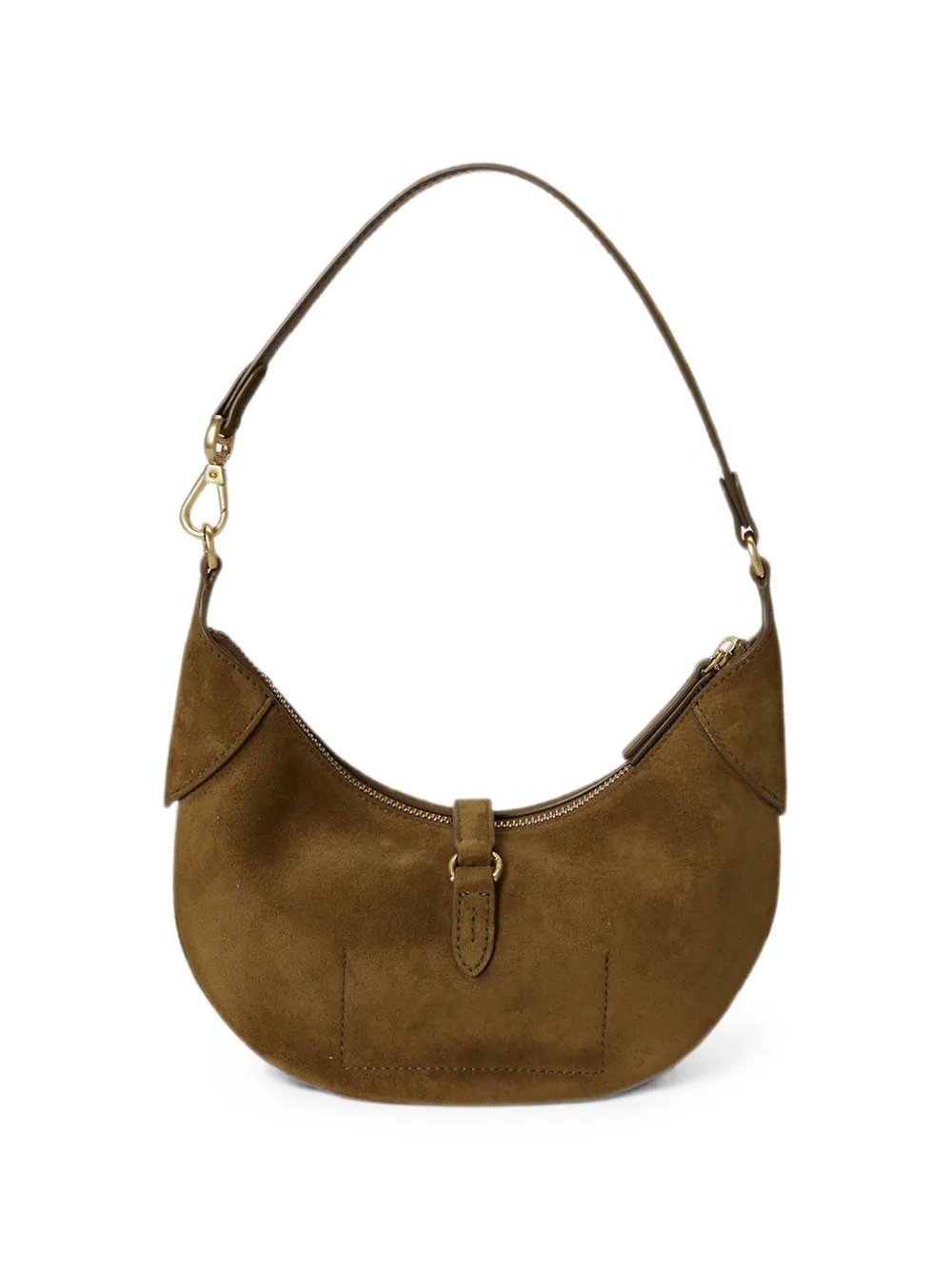 Polo Ralph Lauren Bolsa Polo ID Mini De Camurça | Marrom | FARFETCH BR