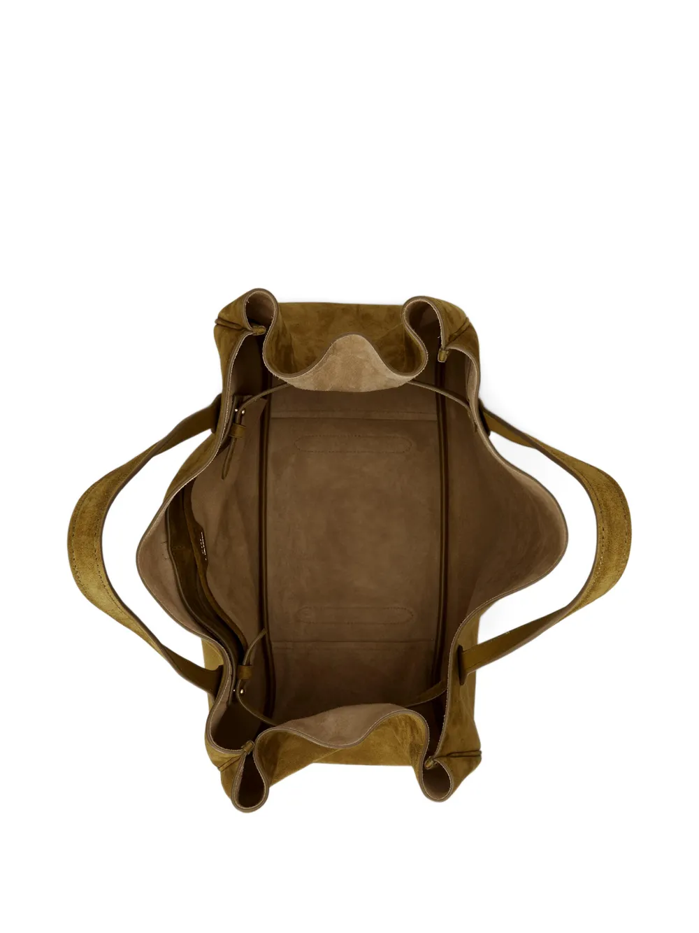 Polo Ralph Lauren Suede Id Tote Bag In Brown