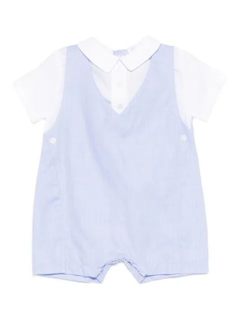 NANAN romper con botones y motivo de espiga