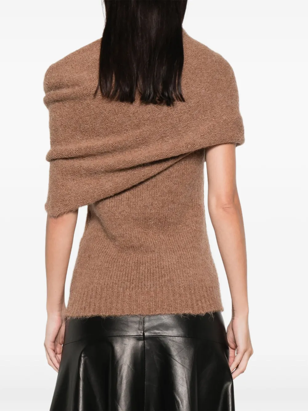 ENTIRE STUDIOS Mouwloze top Bruin