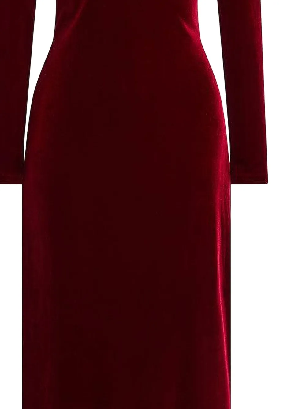 Retrofete robe longue Alizee en velours | Robes de soirée | Image 2