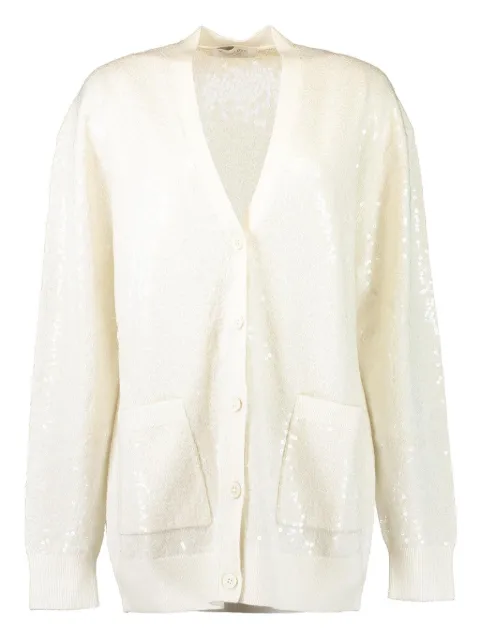 Michael Kors Collection sequin pocket cardigan