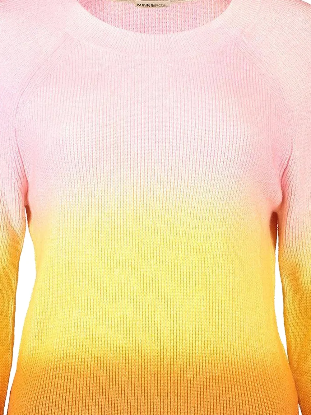  Minnie Rose Crew-neck Sweater - Yellow 