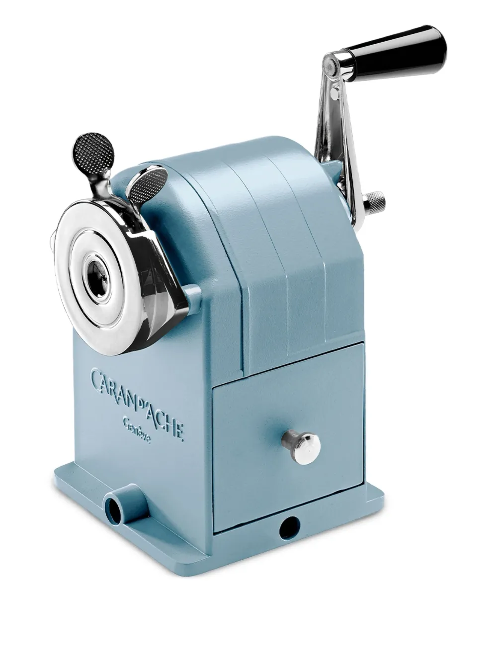 Caran d'Ache lever-mechanism pencil sharpener | Blue | Image 1
