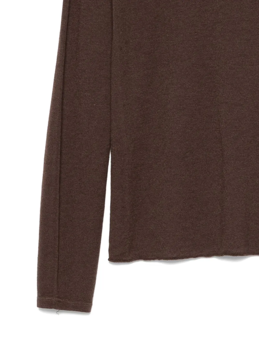 Majestic Filatures Top met col Bruin