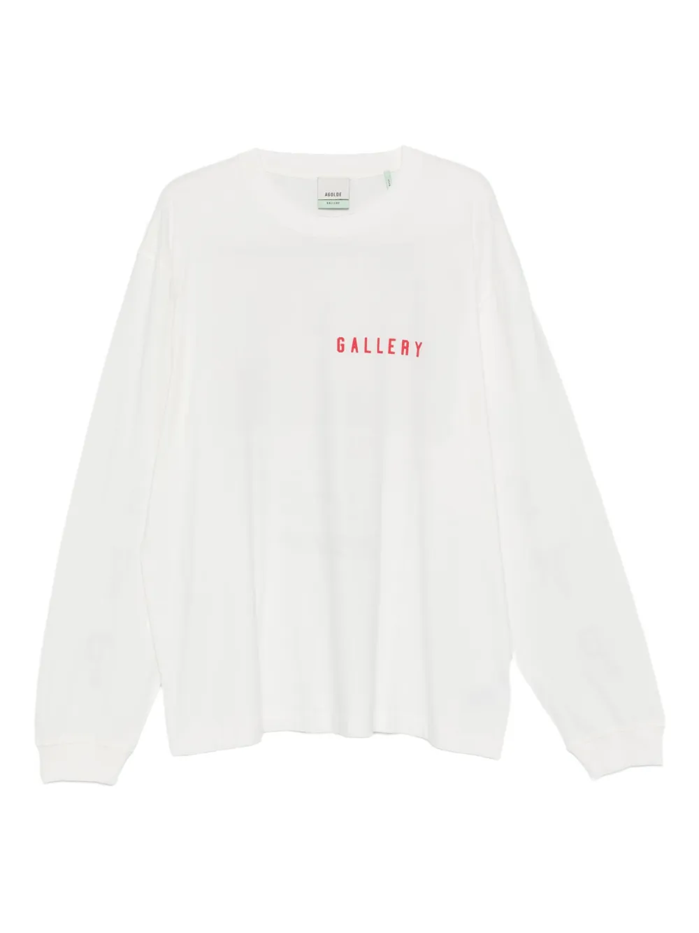 AGOLDE long sleeve mock neck | White | Image 1