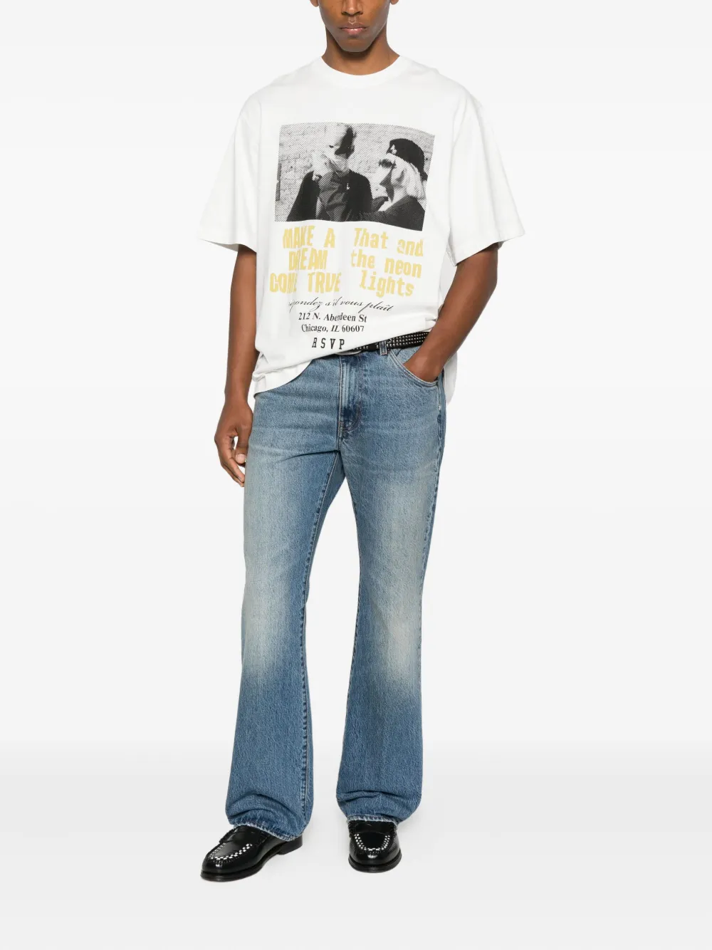 AGOLDE mock neck graphic short sleeve | T-Shirts | Image 2