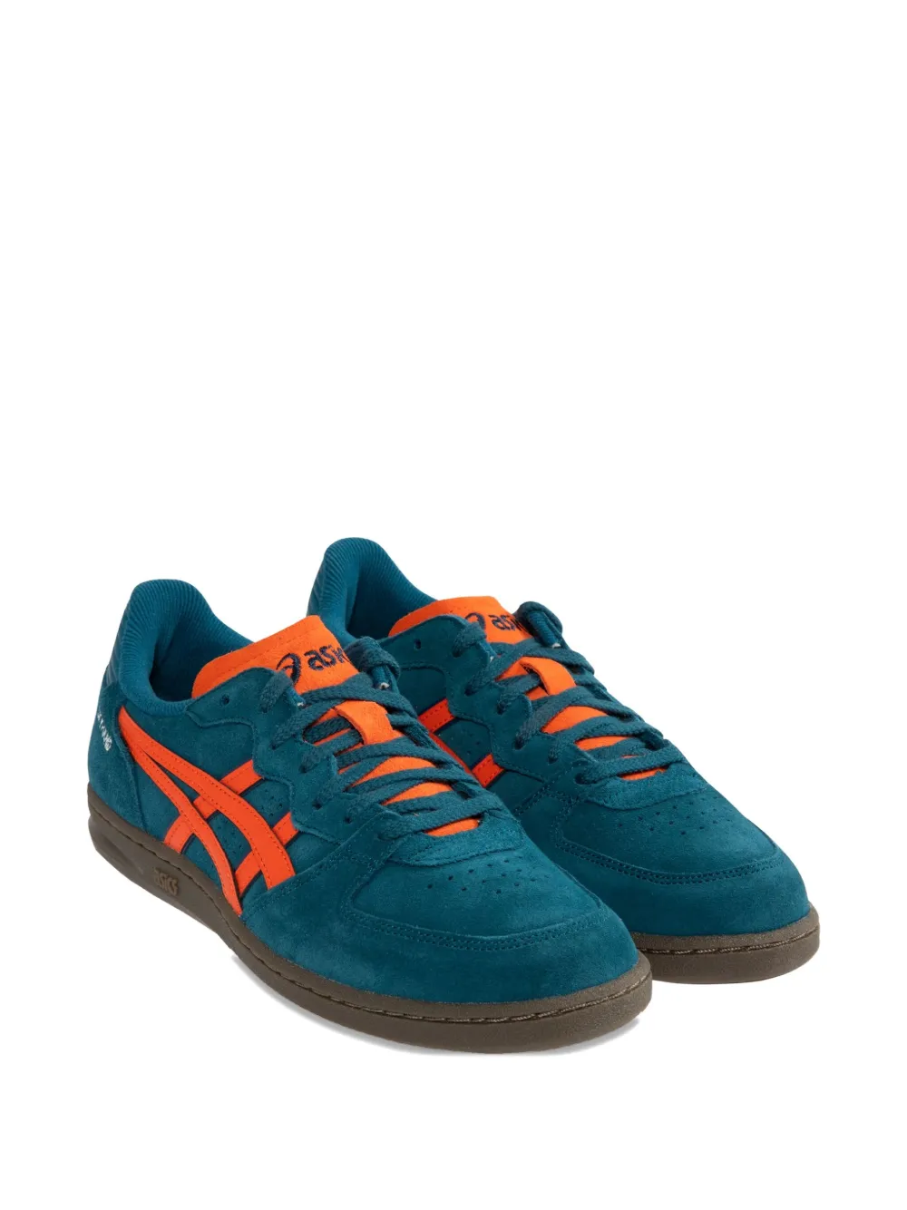 Asics Skyhand Panelled Sneakers In Blue