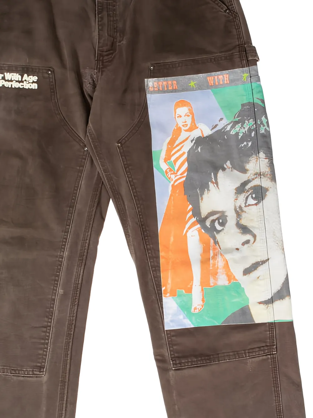 Better with Age  double-knee graphic trousers | Regular-Fit & Straight Leg Pants | Image 2